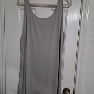 Eileen Fisher Light Gray Silk Tunic/Dress